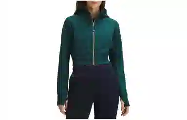 lululemon Scuba Full-Zip Cropped Hoodie