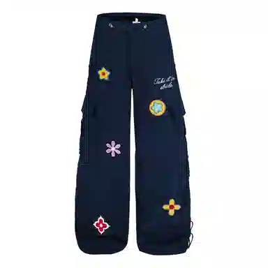 PEDLOR Vintage Cartoon Embroidered Jeans