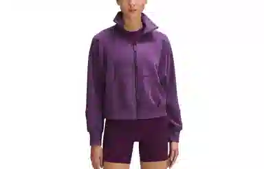 lululemon Brushed Softstreme Funnel-Neck Zip Up