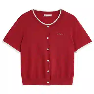 茵曼 舒适百搭纯色针织衫 女款