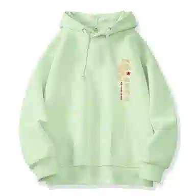 棉致 本命年红色诸事顺遂蛇年宽松加绒舒适连帽重磅纯色百搭潮牌休闲落肩长袖卫衣 男女同款