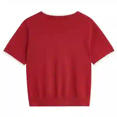 茵曼 舒适百搭纯色针织衫 女款