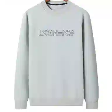 李生制造 透气四面弹字母款运动宽松纯色卫衣 男款