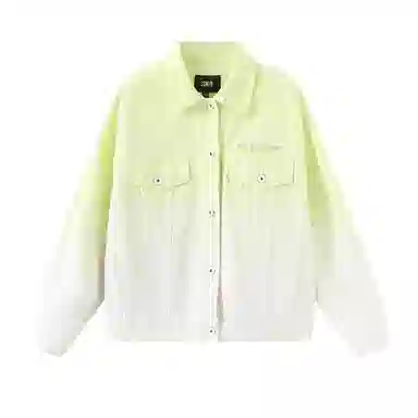 森马 渐变宽松刺绣牛仔夹克 女款