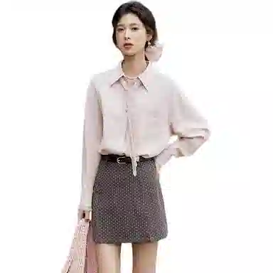 谜秀 时尚舒适百搭长袖衬衫 女款