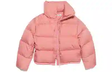 Acne Studios FW23 Logo Down Jacket Blush Pink