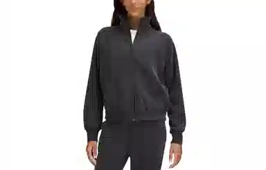 lululemon Brushed Softstreme Funnel-Neck Zip Up