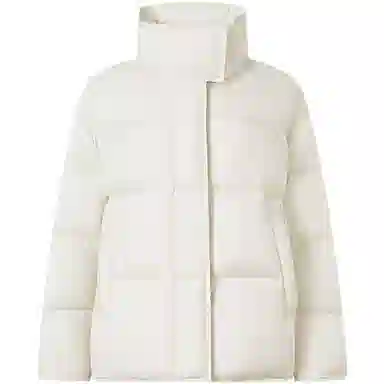 坦博尔 纯色立领长袖羽绒服 女款