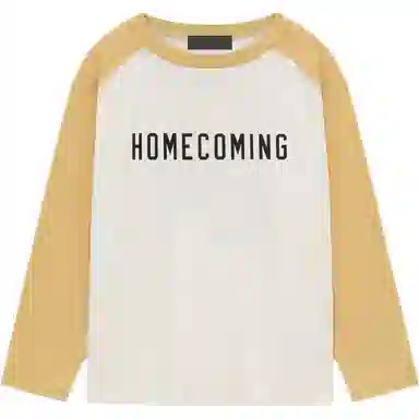 Fear of God Essentials FALL24 HOMECOMING Womens Tri-Blend Baseball Shirt T AMBER