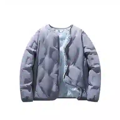 鸭鸭 单排扣宽松纯色日系简约百搭外穿内搭时尚轻薄羽绒服 女款