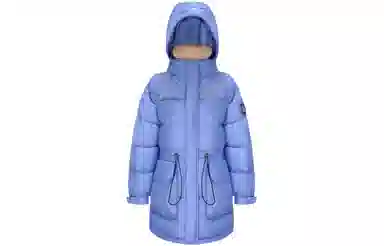 Bosideng 800 Fill Waist Hoodie Mid Down Jacket Women