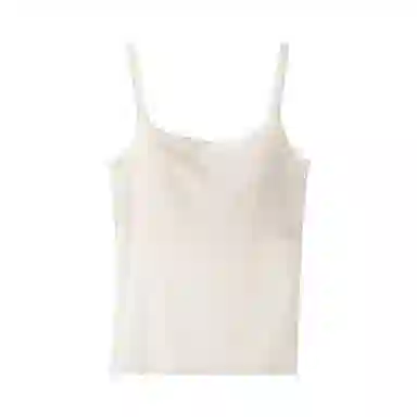 内在密码 蚕丝方领自带胸垫显瘦百搭吊带 女款