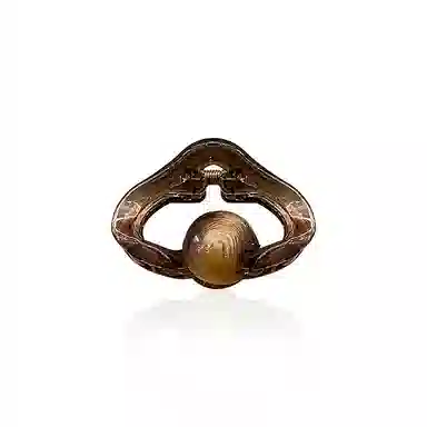 蒙妮 珠珠气质小号 树脂 发夹 女款