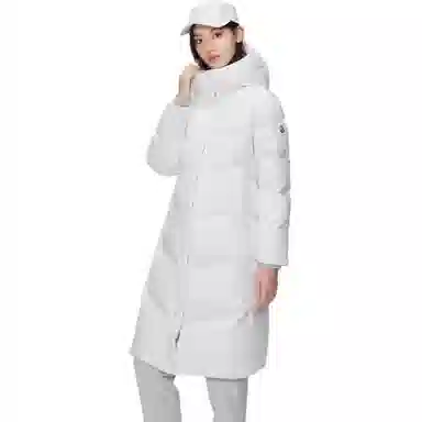 波司登 中长款连帽简约宽松保暖羽绒服 女款