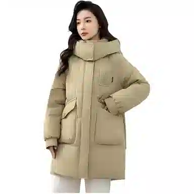 鸭鸭 时尚通勤保暖外套羽绒服 女款