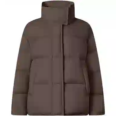 坦博尔 纯色立领长袖羽绒服 女款