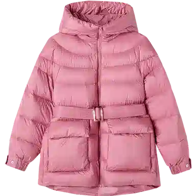 【dme】 新款加厚连帽保暖短款显高羽绒服 女款