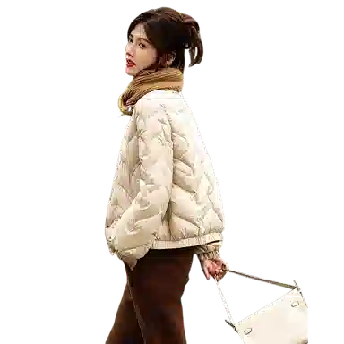 【dme】 气质纯色简约短款保暖羽绒服 女款