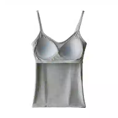 欧迪芬 亲肤柔软透气无痕有垂感细肩带弹力不勒防垂夏季背心 女款