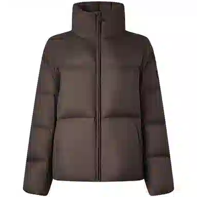 坦博尔 面包立领泡芙简约纯色羽绒服 女款