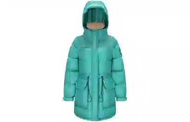 Bosideng 800 Fill Waist Hoodie Mid Down Jacket Women