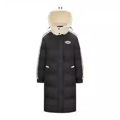 鸭鸭 中长款过膝羽绒服 女款