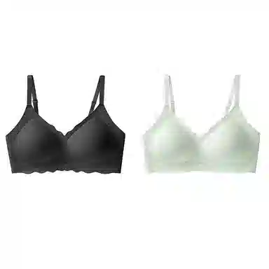 俞兆林 收副乳无痕聚拢调整型上托防下垂薄款美背无钢圈文胸 女款 组合装