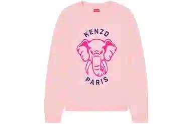 KENZO Logo Crewneck Pink