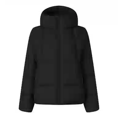 坦博尔 简约纯色连帽羽绒服 女款