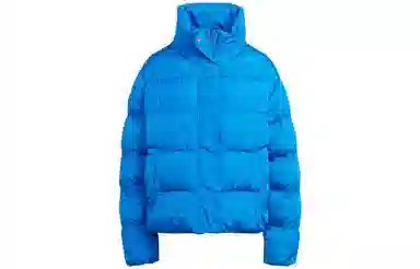 adidas Originals Short Vegan Puffer Jacket Blue