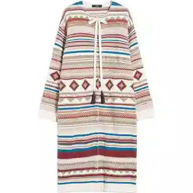 WEEKEND MaxMara Jacquard Knit Cardigan