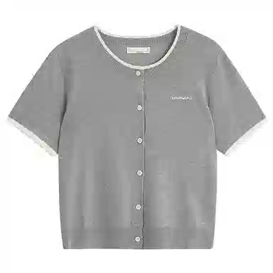 茵曼 舒适百搭纯色针织衫 女款