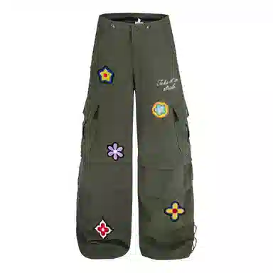 PEDLOR Vintage Cartoon Embroidered Jeans