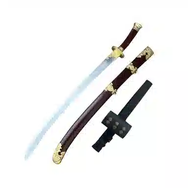 天予小镇 古代汉剑宝剑软胶材质刀剑兵器 大号拔刀剑 成品模型