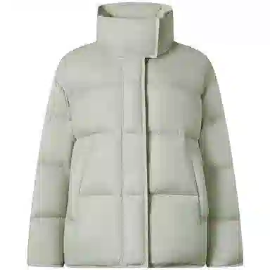 坦博尔 纯色立领长袖羽绒服 女款