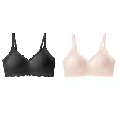 俞兆林 收副乳无痕聚拢调整型上托防下垂薄款美背无钢圈文胸 女款 组合装