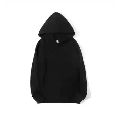 重磅基础 日系休闲加绒连帽长袖宽松卫衣 男女同款 纯色