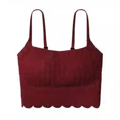 内在密码 纯色自带胸垫磨毛轻保暖聚拢防下垂收副乳无痕磨毛舒适吊带 女款