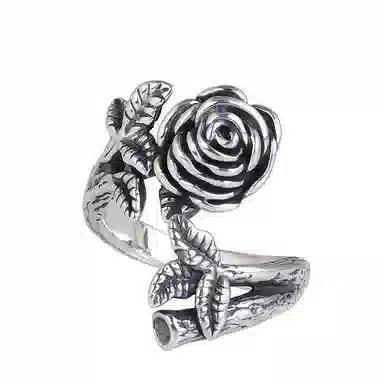 KING OF BLING Rose Alloy Ring