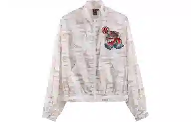 鬼洗 水金鱼满印印花夹克外套 女款