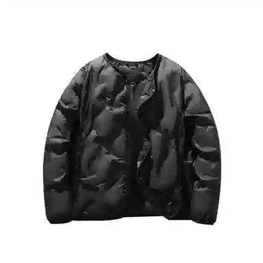 鸭鸭 单排扣宽松纯色日系简约百搭外穿内搭时尚轻薄羽绒服 女款