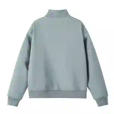 哲源 大码纯色工装口袋机能风立领防风宽松飞行服空军显瘦廓形直筒百搭夹克外套 男女同款