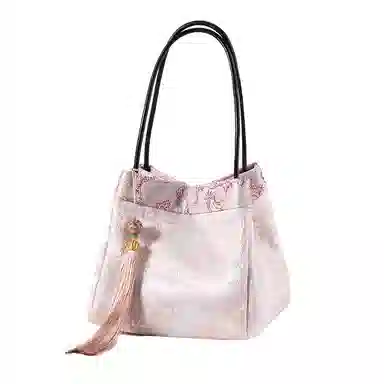 上海故事 宋锦新中式国风真丝古风 桑蚕丝 手提包 女款 多色