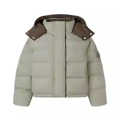 坦博尔 简约纯色保暖羽绒服 女款