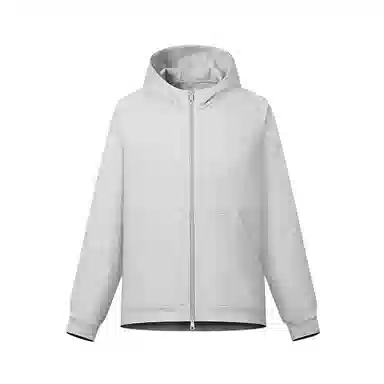 李生制造 经典时尚舒适休闲连帽常规合身厚款纯色插肩拉链不加绒长袖卫衣 男款