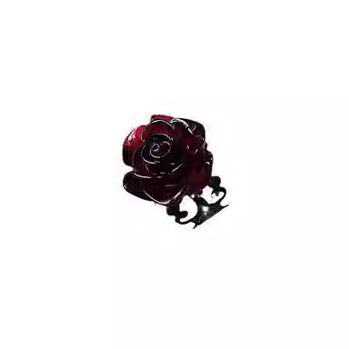 KING OF BLING Rose Adjustable Ring