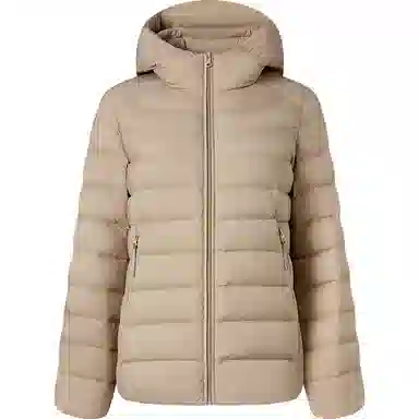 坦博尔 连帽短款纯色羽绒服 女款