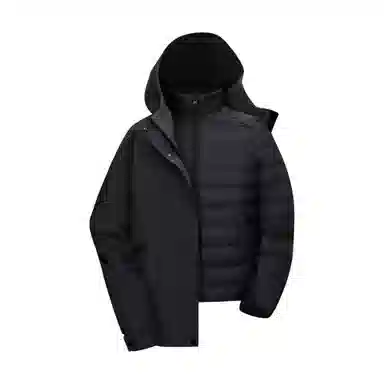 鸭鸭 时尚一衣三穿连帽羽绒服 女款