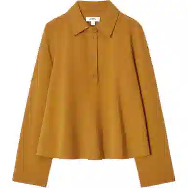 COS Polo Shirt Brown