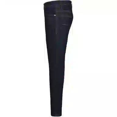 范思哲 纯色纽扣修身弹力牛仔裤 男款 深蓝色